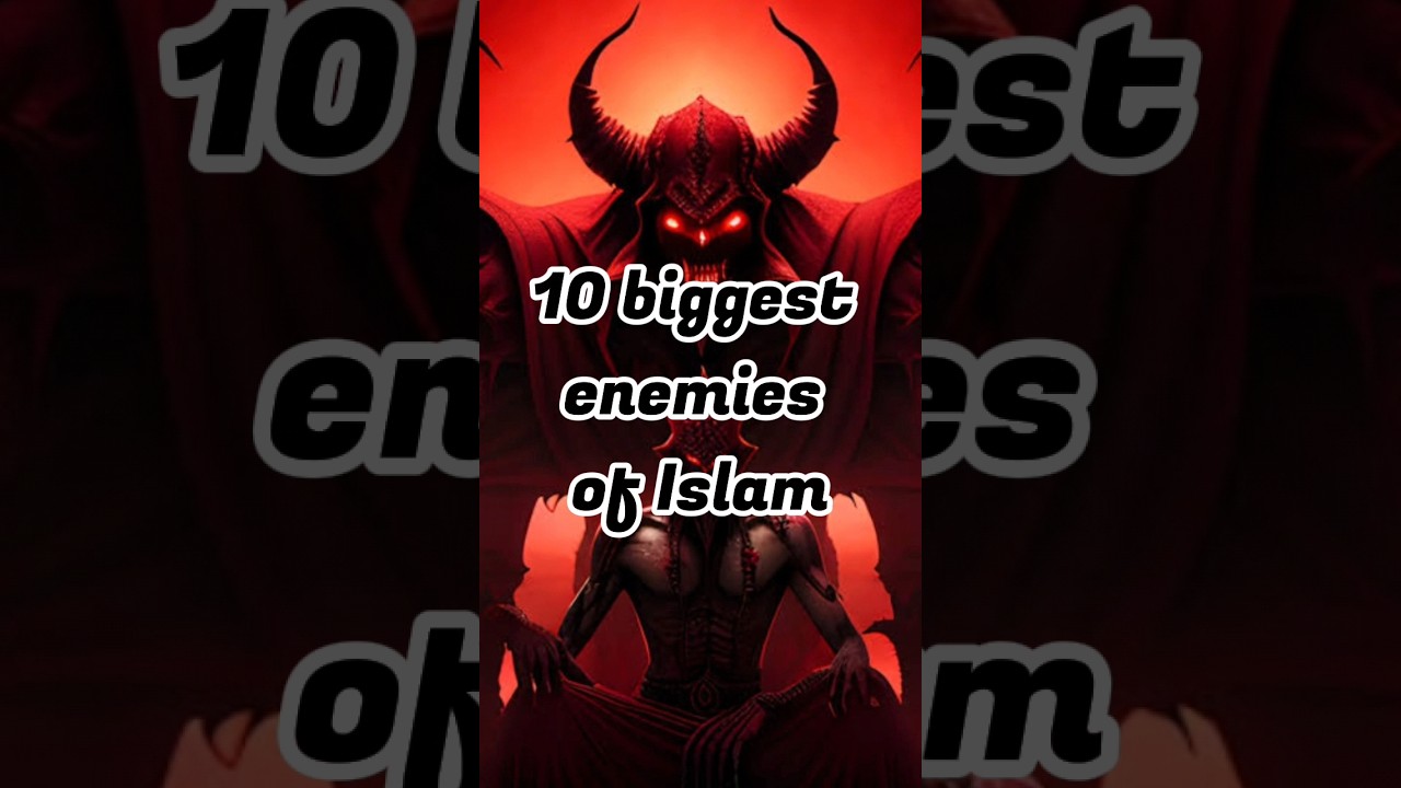 10 biggest enemies of Islam #islam #enemies #tending