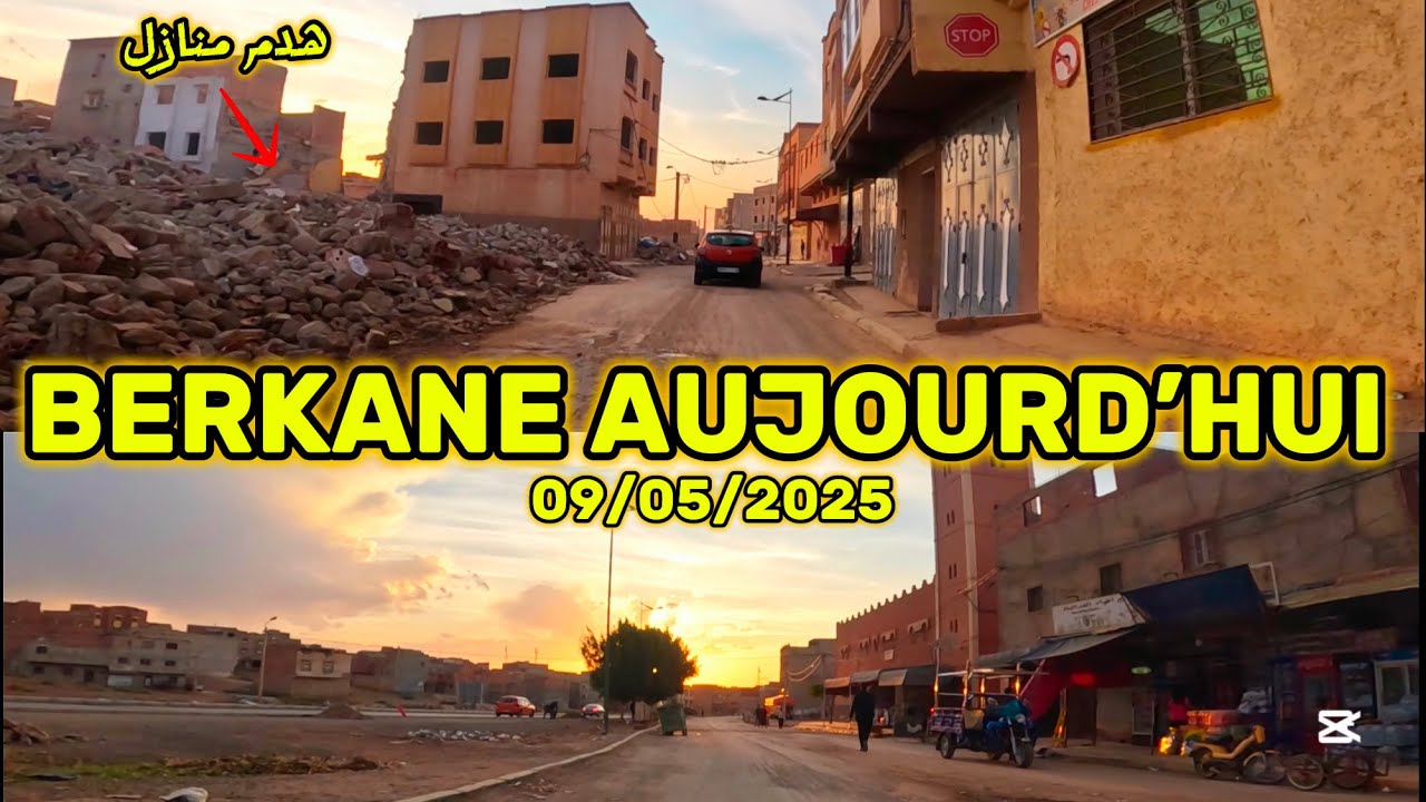 جولة اليوم بدوار جابر عملية هدم المنازل مستمرة وأشغال لتوسيع الطريق…| 09/05/2025