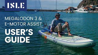 ISLE MEGALODON 3 - Multi-Person Inflatable Hybrid - Paddle Board, Kayak and Electric Motor Assist
