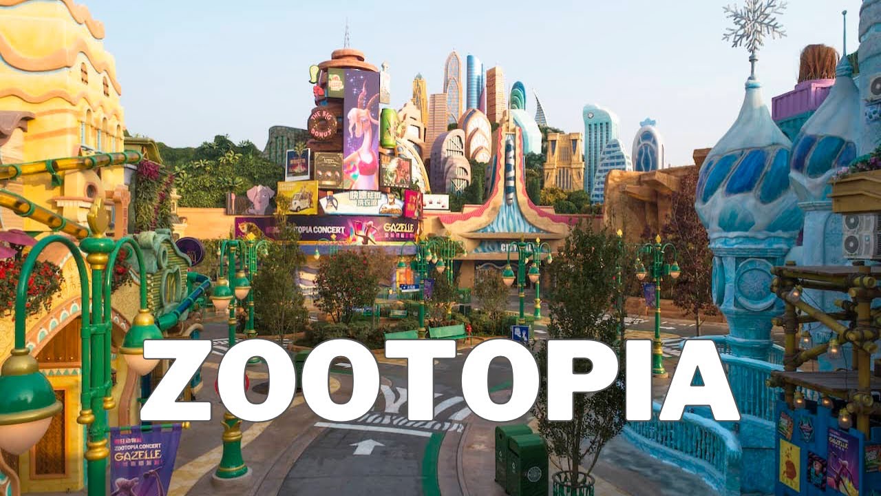 Así es ZOOTOPIA 🦊🐰 la tierra temática MÁS INMERSIVA de Shanghai Disneyland