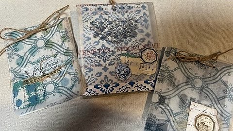 #Roxysweeklychallenge 2024 | Week 6 | Vellum ephemera holders