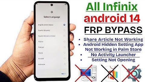 All infinix android 14 frp bypass without pc 💻 | how to remove google account infinix android 14 