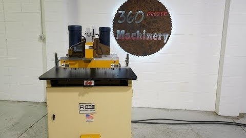RITTER R46 DUAL HEAD LINE BORING MACHINE