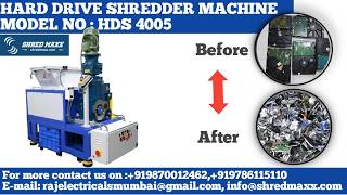 ULTIMATE Hard Drive Shredder Machine | HDS4005 | 100% Secure Data Destruction!