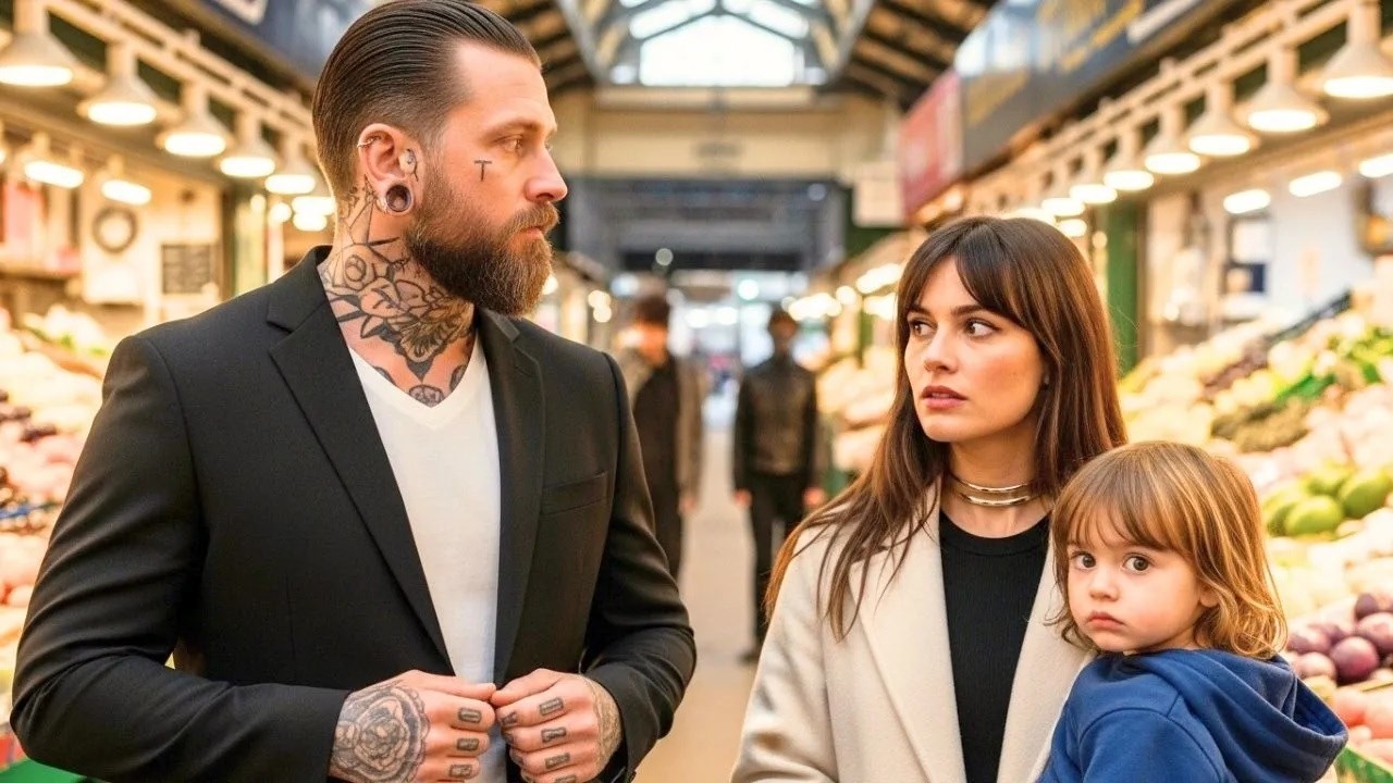 Cinq ans après son divorce, elle recroise le parrain au marché, puis cache son fils en panique.