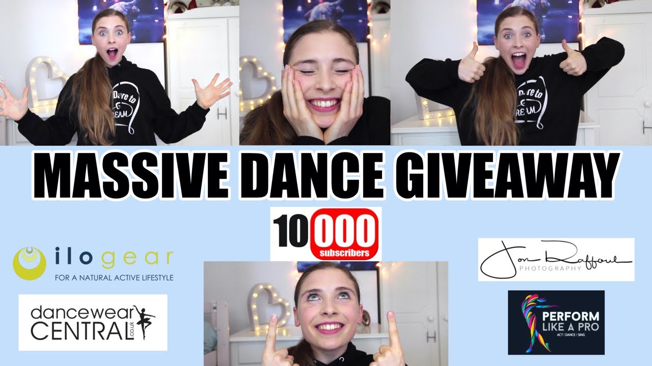 MASSIVE 10K DANCE GIVEAWAY! 3 EASY STEPS TO ENTER - YouTube