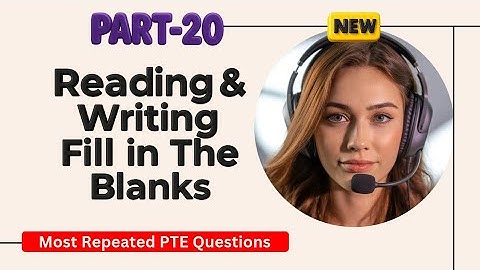 PTE & PTE Core Reading And Writing Fill In the Blanks | Real Exam Questions OCTOBER 2025