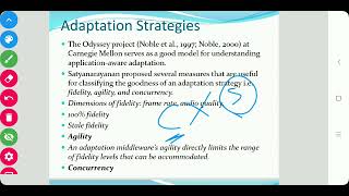 MCA- Mobile Computing-BE CSE-IT- Adaption Strategies