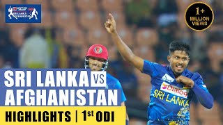 Afghanistan Tour Of Sri Lanka | 1st ODI | Highlights | 9th February 2024