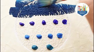 絵画 コラージュ アクリル絵の具と歯ブラシで制作する宇宙 Youtube