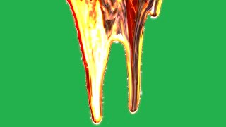 melting thermite green screen effect free to use