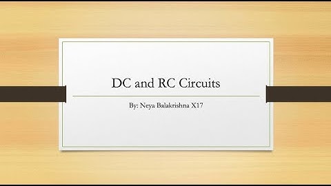PHYS 2212 - Lab #4 - DC and RC Circuits