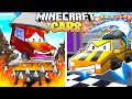 I Survived 100 Days as CARS in Minecraft!