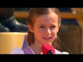 Miriam (6) singt "Ein bisschen Frieden" bei "Immer wieder sonntags"