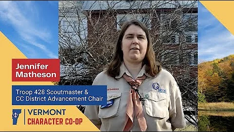 Jennifer Matheson, Scoutmaster of Troop 428 & Calv...