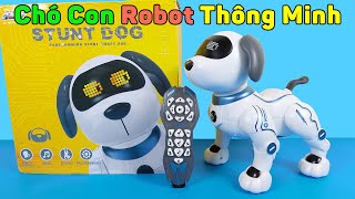 Chó Con Robot Thông Minh Biết Sủa, Điều Khiển Từ Xa | Mở Hộp Mua Hàng Online Lazada Shopee