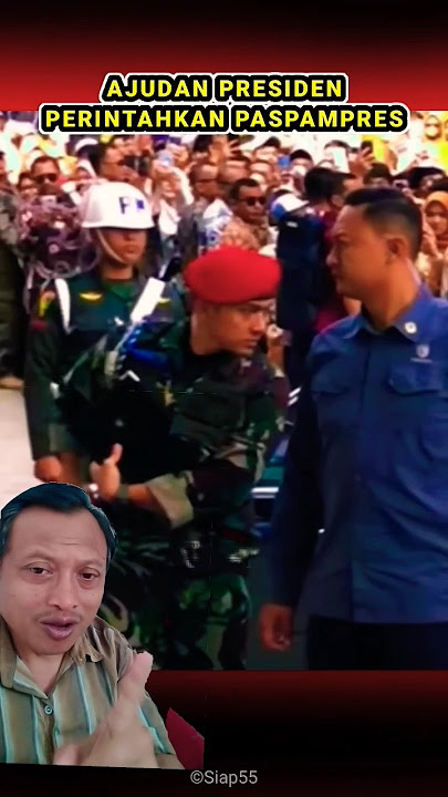 Hanya ajudan presiden Jokowi yang memerintah Paspampres untuk buka pintu mobil#shorts
