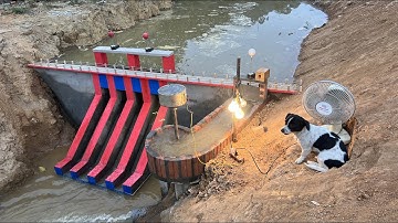 Build 230V hydroelectric power from a small stream