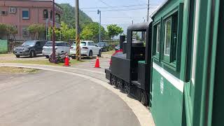 天送埤車站小火車試營運環園線路窗景