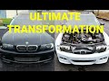 Building LS Swapped BMW E46 in 10 Minutes!