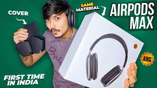 Airpod Max 1:1 Full Review | ANC | Volume Control Crown | Big Box Packing #airpodsmax