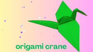 How To Make a Paper Crane Origami Crane Easy  Step by Step Tutorial