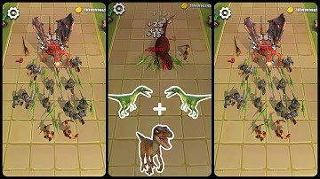 Dinosaur Merge Battle Gameplay Android Mobile