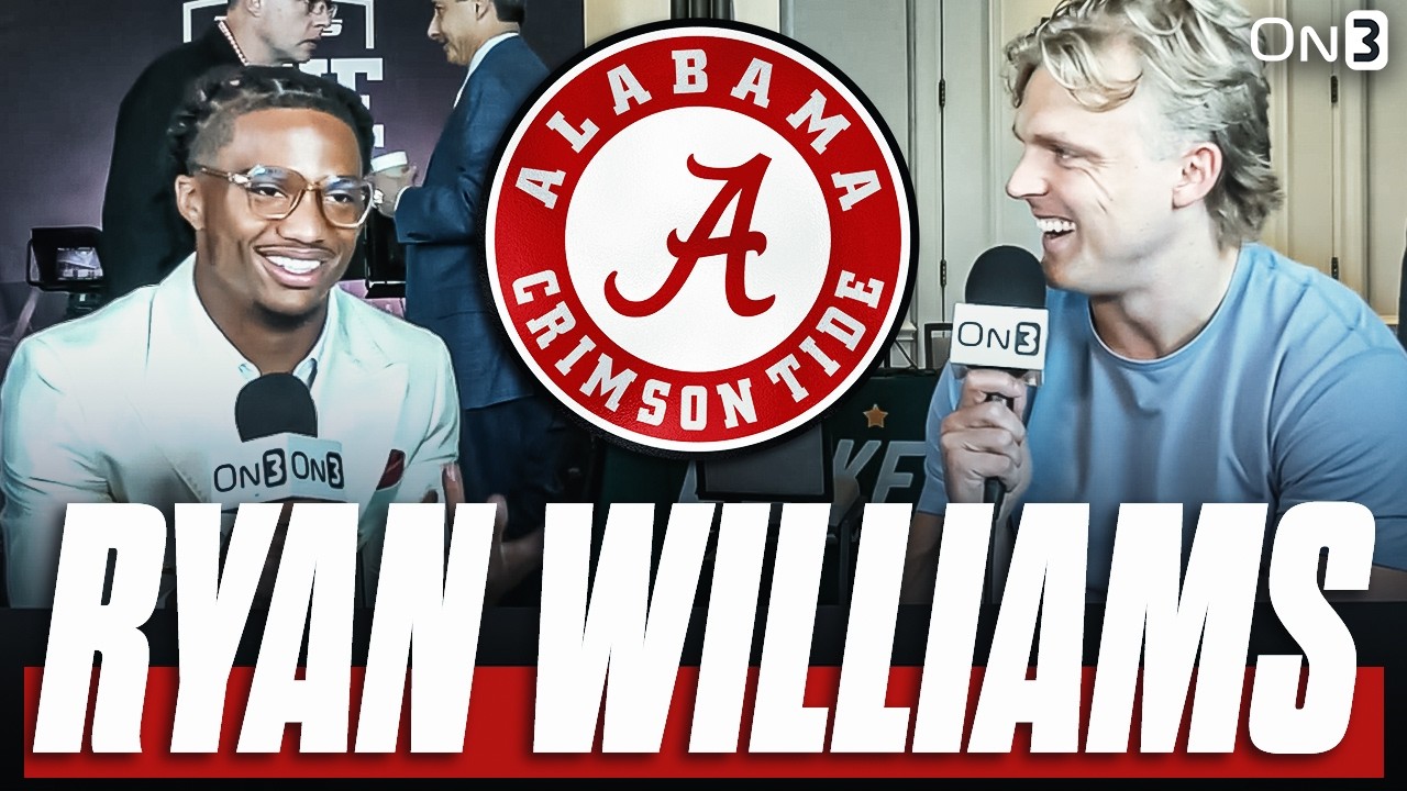 Alabama's Ryan Williams Talks Crimson Tide QB Battle, What He LEARNED From Rough Sophomore Year