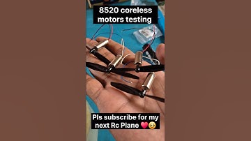 8520 Coreless motor Testing 💥💥 39000 Rpm for Rc airplane#8520 #corelessmotor#rcairplanes #rcairplane