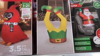 Christmas decorations at Walmart