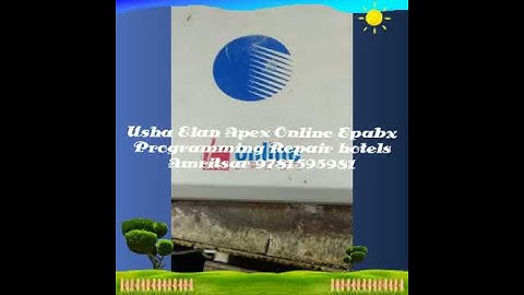 Usha Elan Apex Online Epabx Programming Repair hotels Amritsar 9781595981