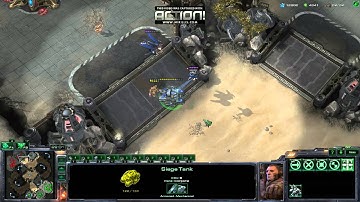 SC2 CustomCraft Repair Drone in Action