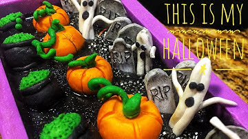 Halloween soap making TUTORIAL make cold process soap FOR HALLOWEEN CP SOAP TUTORIAL | ThingsGalore