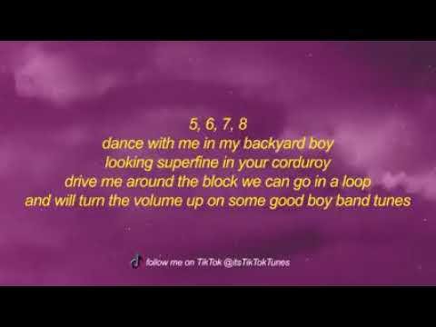 Claire Rosinkranz Backyard Boy Lyrics Dance With Me In My Backyard Boy Youtube