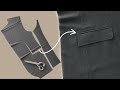 How To Sew A Coat Pocket Stage Of Sewing Coat Pocket Sewing Coat Pocket How Tailoring 