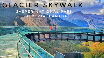 Columbia Icefield Glacier Skywalk Experience - 4K | Jasper National Park, Alberta CANADA