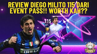 REVIEW DIEGO MILITO 115 DARI EVENT PASS WORTH KAH | FIFA Mobile Indonesia