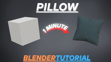 Design a Pillow in Blender in Just 1 Minute!