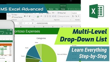 How to Create Multiple Dependent Drop Down Lists in MS Excel(Urdu/Hindi)