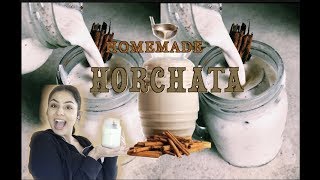 HOMEMADE AGUA DE HORCHATA! (Mexican rice/milk drink) (BETTER THAN THE TAQUERIA!)