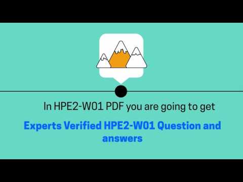 HPE2-W01 Exam Questions - Download Free HPE2-W01 Answers