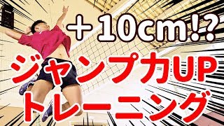 バレー選手がスパイクジャンプ10cmUPするトレーニング厳選３つ紹介！！