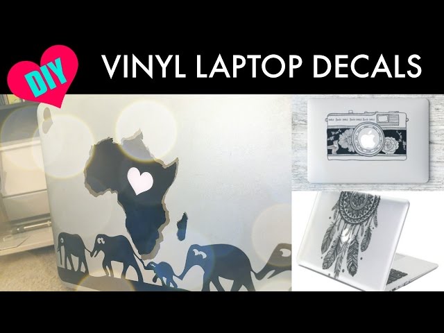 🤩 How to Print on Vinyl - Making Custom Laptop Stickers with Cricut 