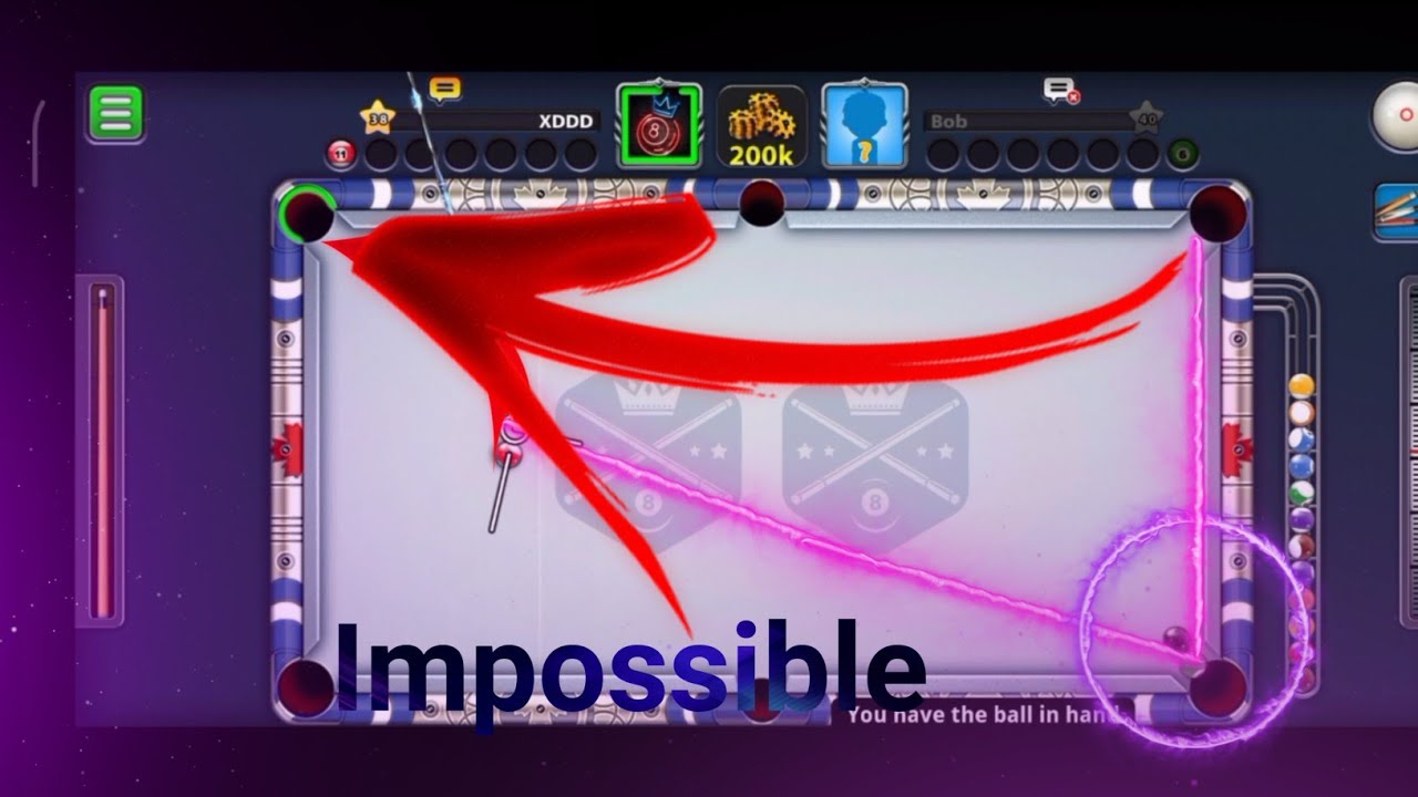 8ball Pool Impossible Game Play Can T Believe It Youtube