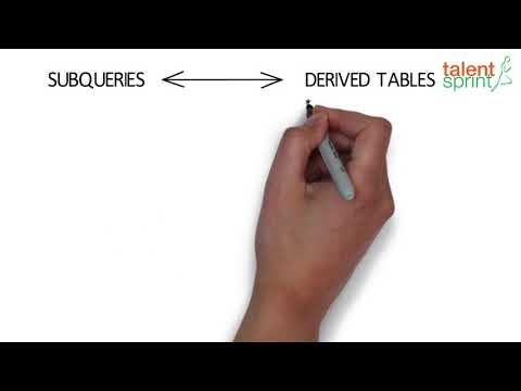 Video: Ano ang derived table?