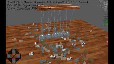 Android Newton Dynamics Cradle 2018