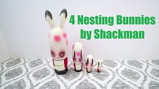 My Nesting Doll Collection #0251 – 4 Bunnies by Shackman