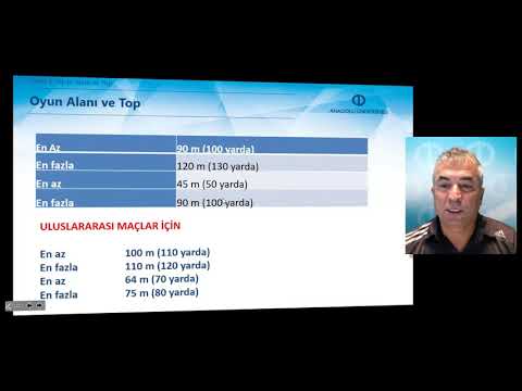 FUTBOL OYUN KURALLARI - Ünite1 Özet