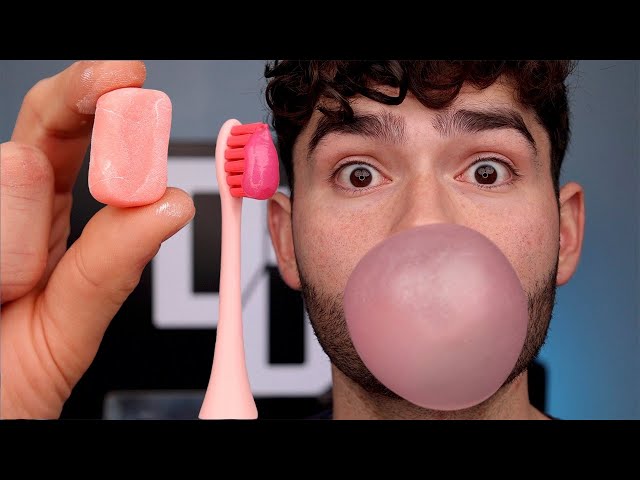 DIY Bubble Gum vs. Hubba Bubba Toothbrush! class=