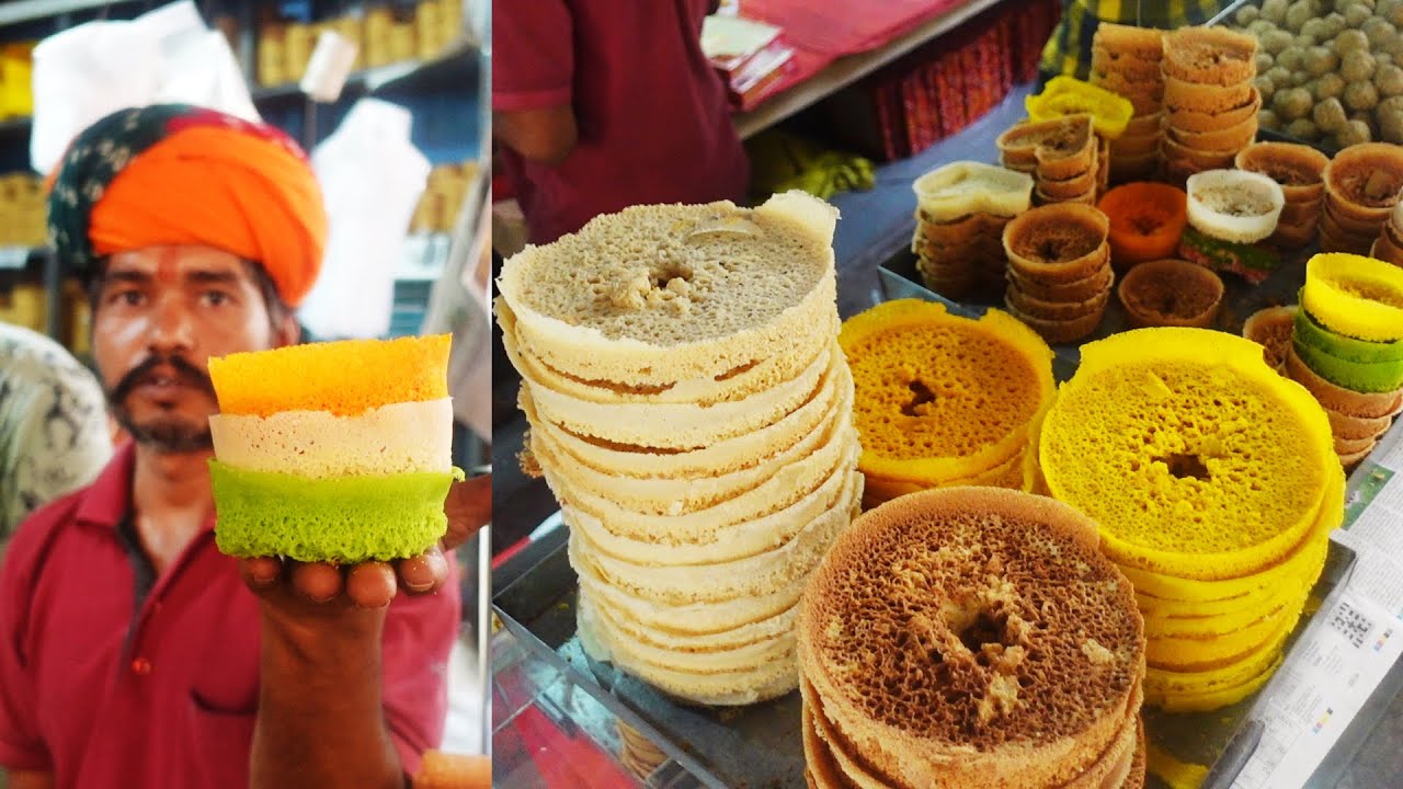 Amazing GHEE GHEVAR Making Skills | Hurry Up | Rajasthani Ghevar Sweet In Hyderabad | Pongal Special | Street Food Zone